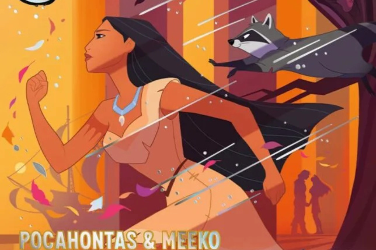 Carta Disney Lorcana "Pocahontas e Meeko – Amici Avventurosi" Incantata del set Viticcio all'Attacco.