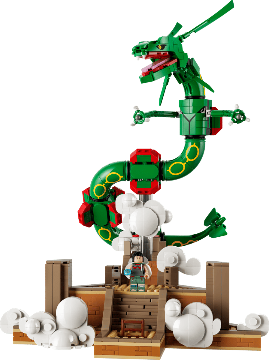 LEGO Pokémon Rayquaza 72168 – Set da Collezione 1083 Pezzi con Pokémon Leggendario