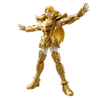 Action figure Blokees di Ariete Mu con armatura dorata ispirata ai Cavalieri dello Zodiaco