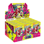 Blokees Astral Rally Defender Version 02 The Blazing Light codice 75935 EAN 810181537413, confezione da 12 pezzi gialla e fucsia, dimensioni 22,61 x 15,01 x 11 cm.