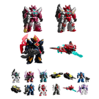 Blokees Astral Rally The Blazing Light 02 codice 75935 EAN 810181537413, collezione di 12 mecha: AST Mizar, AST Mizar Proto, AST Wings Mansion, XV Mensa, XV Microscopium, XV Telescopium, VT Aquarius, VT Eridanus, VT Piscis Austrinus, MAV Flora, MAV Metis e MAV Hygiea