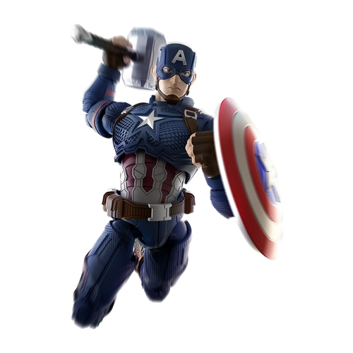 Blokees Marvel Captain America Champion Class 03 con scudo e Mjolnir