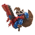 Rocket Raccoon Blokees Marvel Rivals con accessori e parti effetto incluse