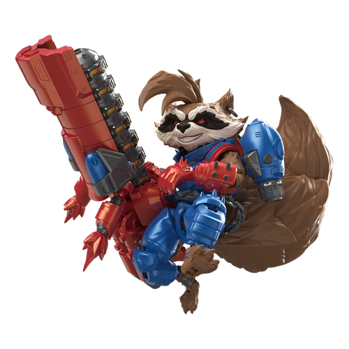 Rocket Raccoon Blokees Marvel Rivals con accessori e parti effetto incluse 81120 