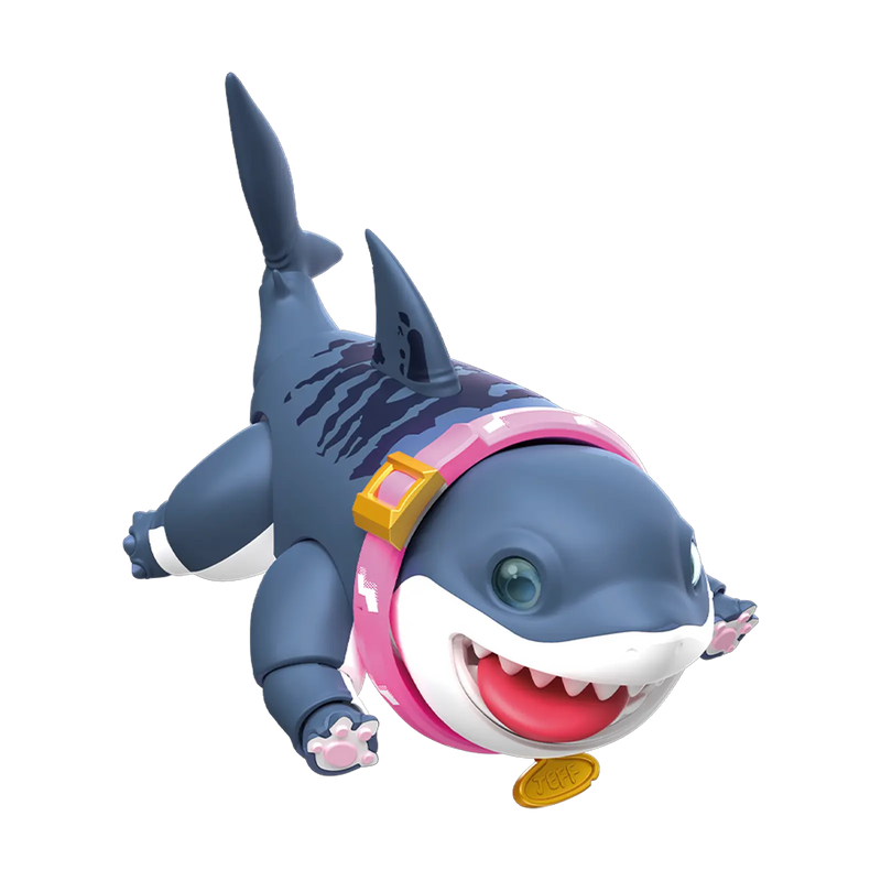 Jeff The Land Shark squalo di terra Marvel Rivals Blokees, figura da collezione