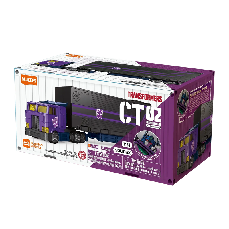 Accessori inclusi nel Blokees Wheels Transformers CT02 SG Optimus Prime Shattered Glass.