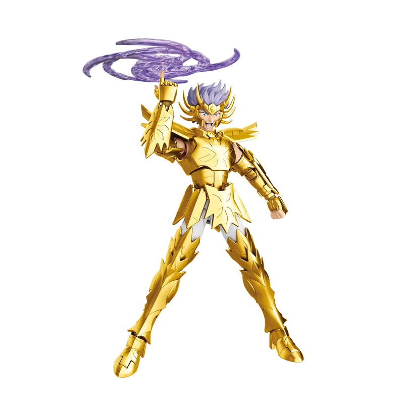 Action figure Blokees di Cancer Deathmask con armatura dorata dei Cavalieri dello Zodiaco