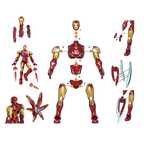 Model kit Iron Man MK85 con accessori inclusi