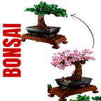 2. LEGO bonsai 10281 pianta decorativa rilassante per ufficio moderno