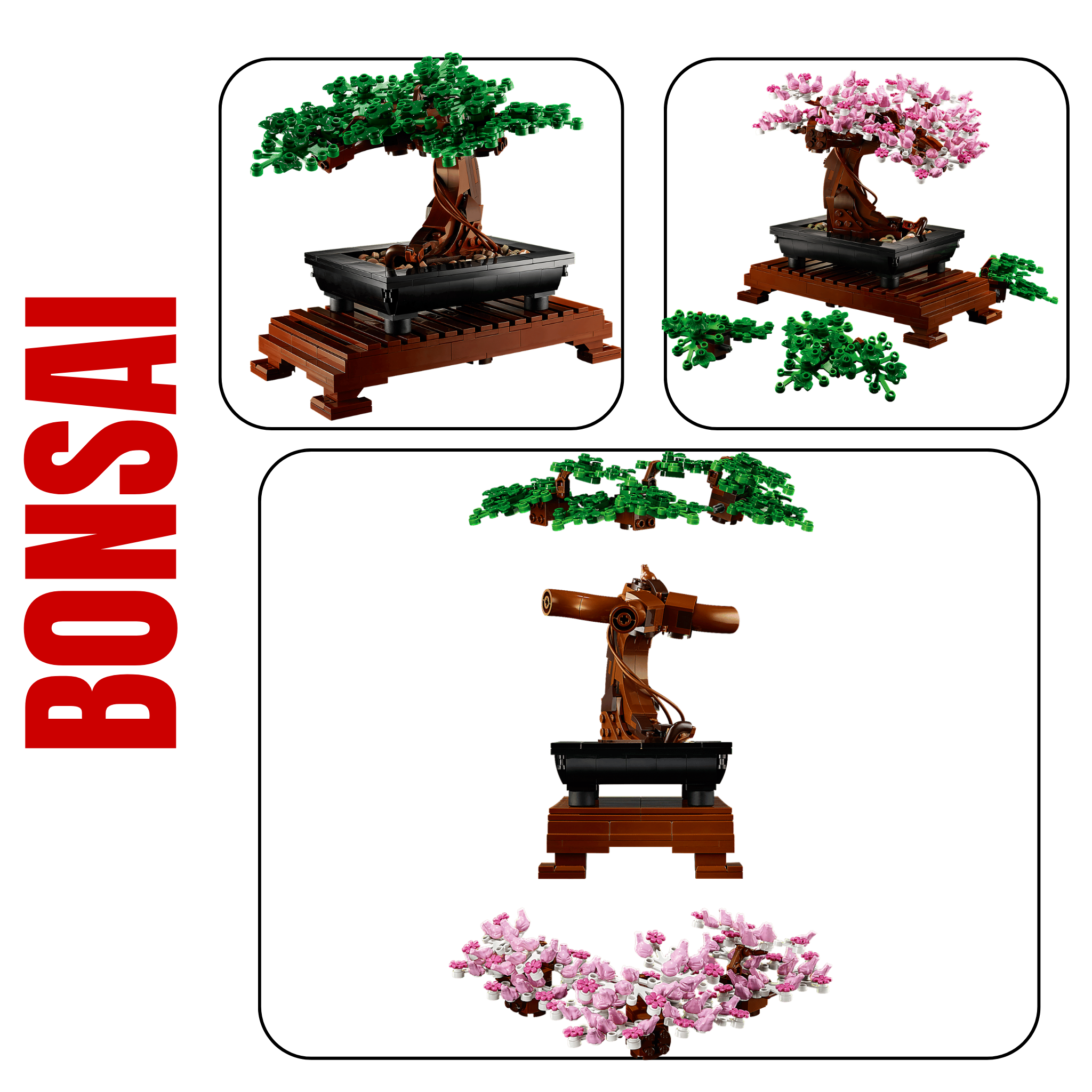 3. LEGO botanicals bonsai 10281 arredamento zen per ambienti minimal