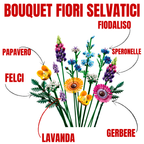 3. LEGO botanicals 10313 bouquet naturale per ambienti luminosi e freschi
