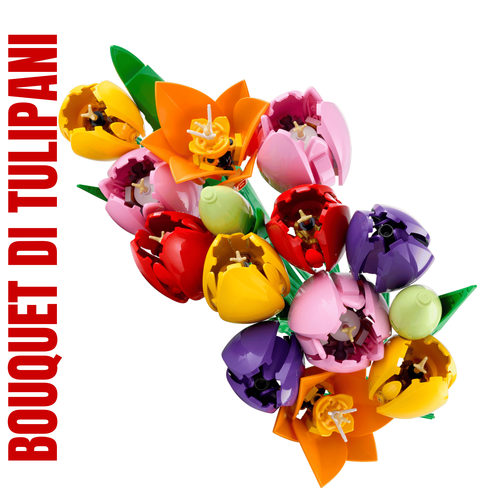 LEGO Tulipani 11501 decorazione primaverile per casa luminosa