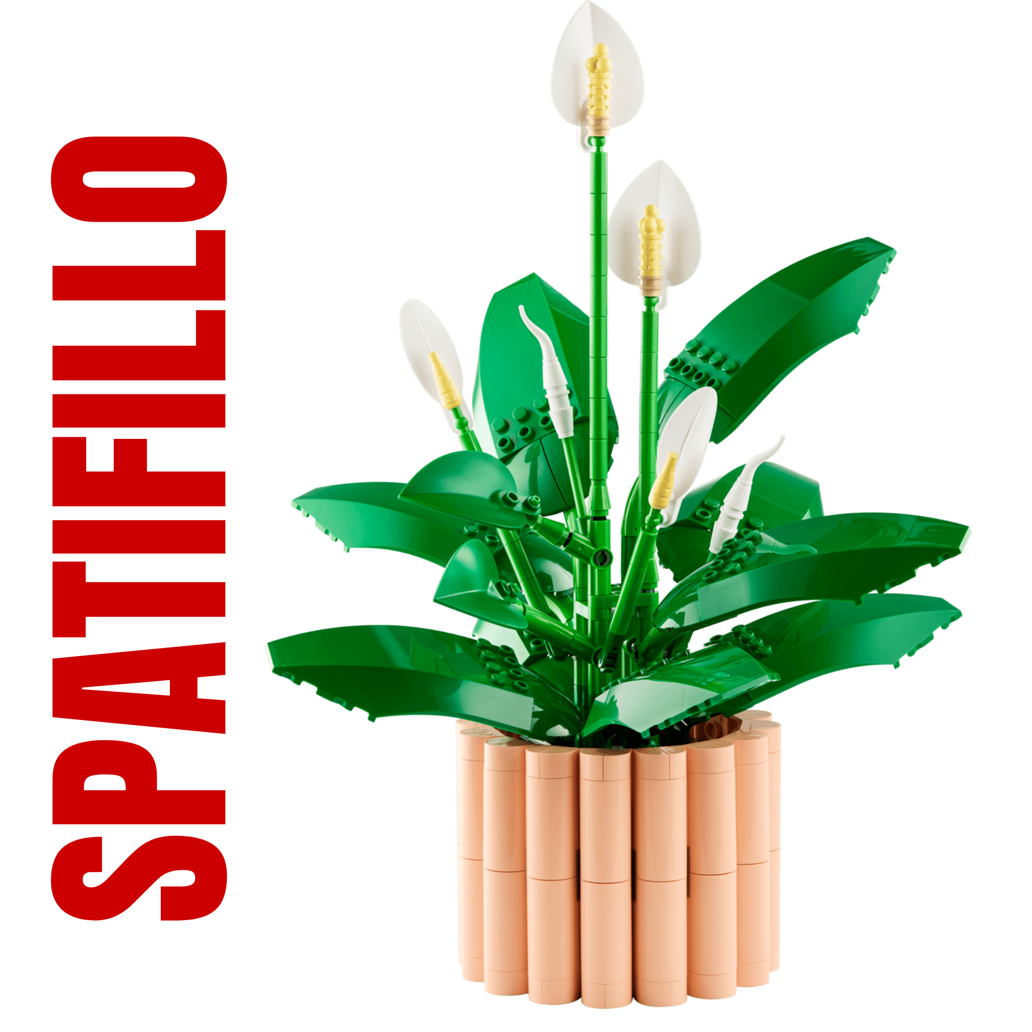 1. LEGO Spartifillo 11504 pianta verde decorativa per casa e ufficio rilassante