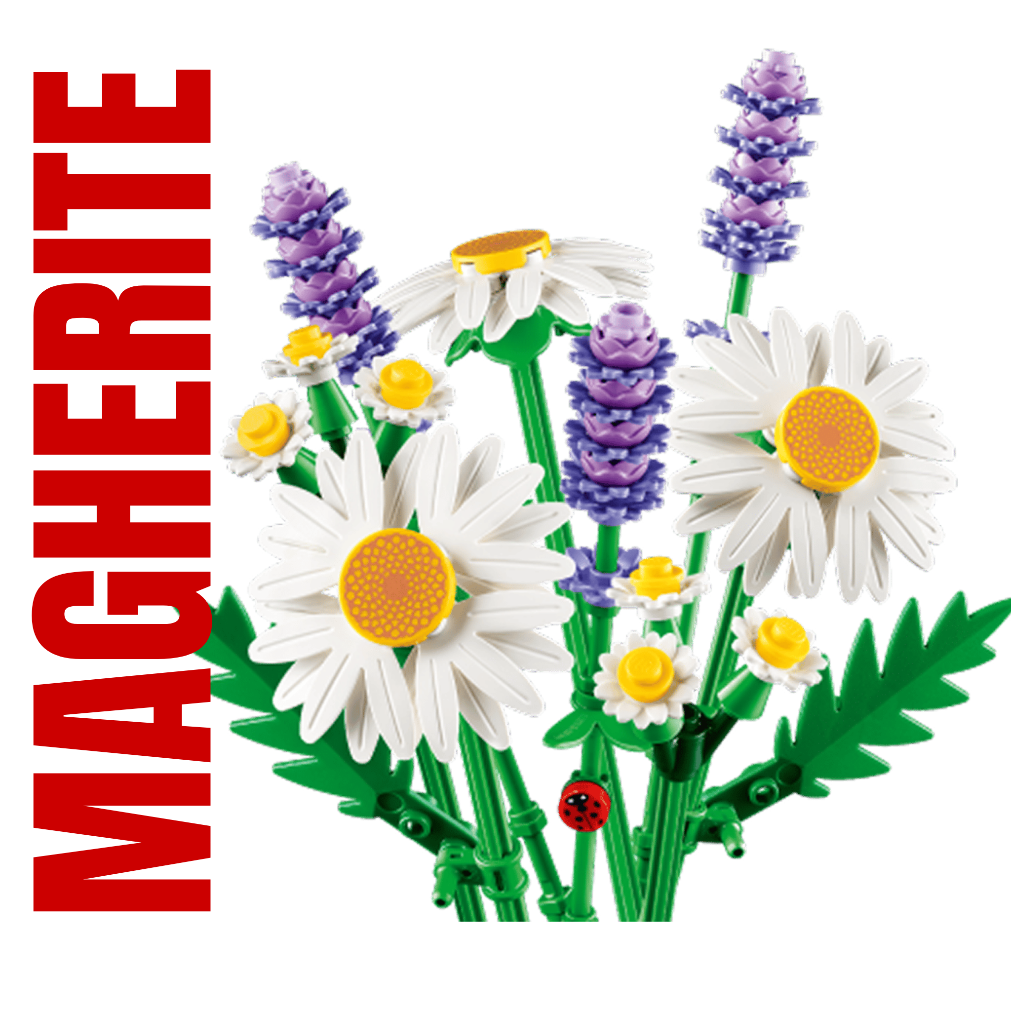 LEGO Margherite 11508 bouquet semplice per decorazione casa luminosa
