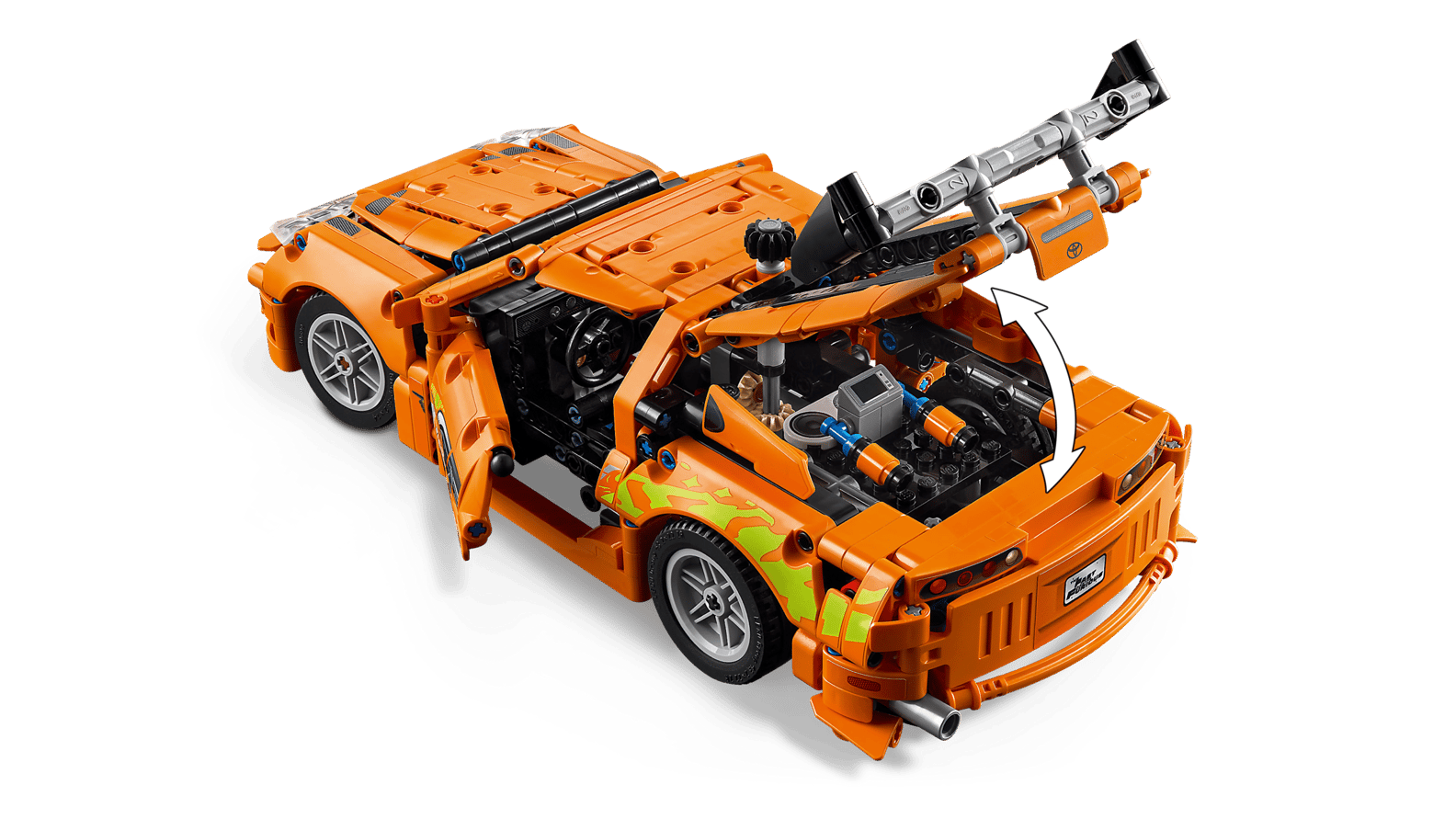 modello LEGO Supra MK4 dettagli carrozzeria tuning