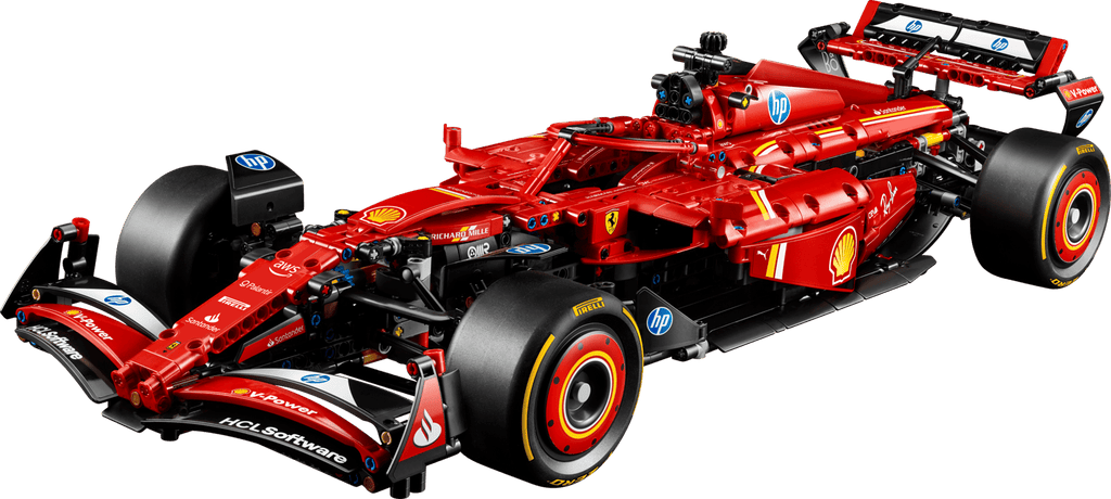 LEGO Technic Ferrari SF-24 F1 42207 vista frontale monoposto