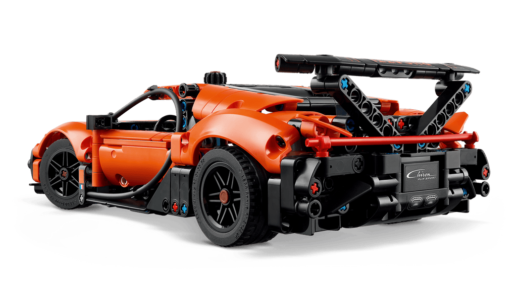 modello LEGO Bugatti hypercar dettagli aerodinamici