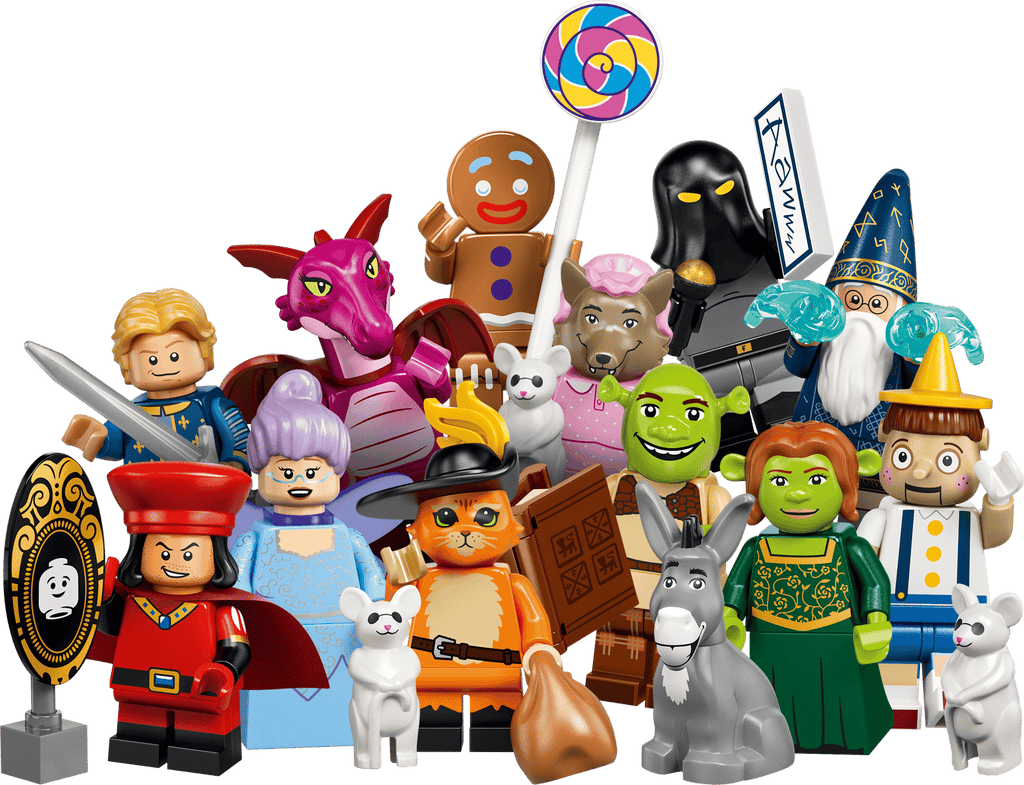 LEGO Minifigure Shrek 71053 serie completa originale ideale per collezionisti