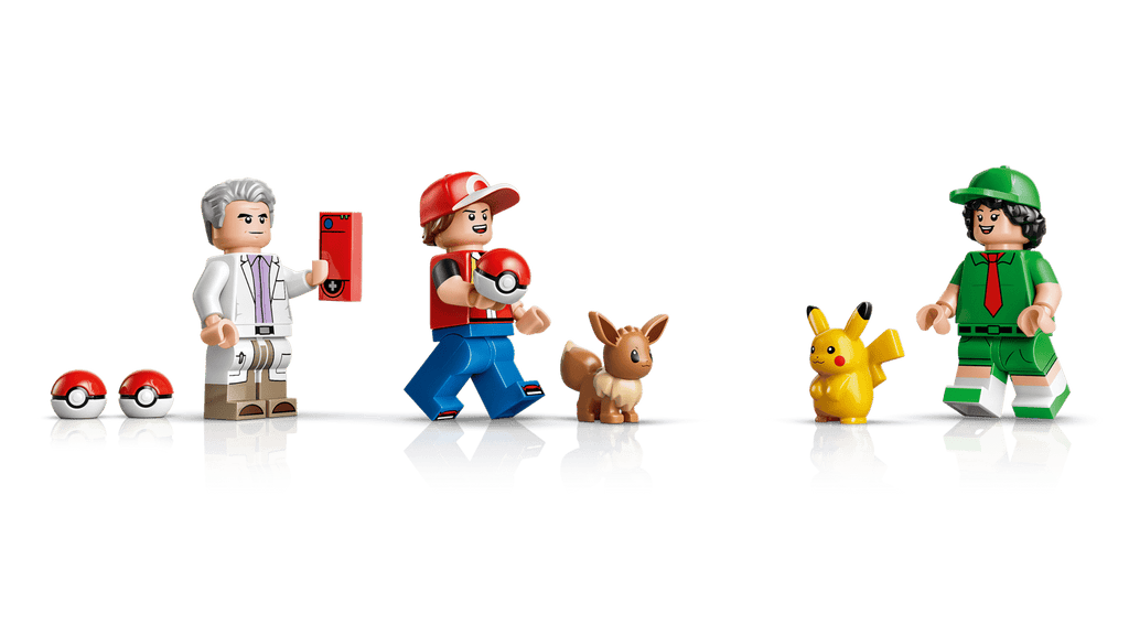LEGO Pokémon 72154 con Pikachu Eevee e Professor Oak per collezionisti adulti