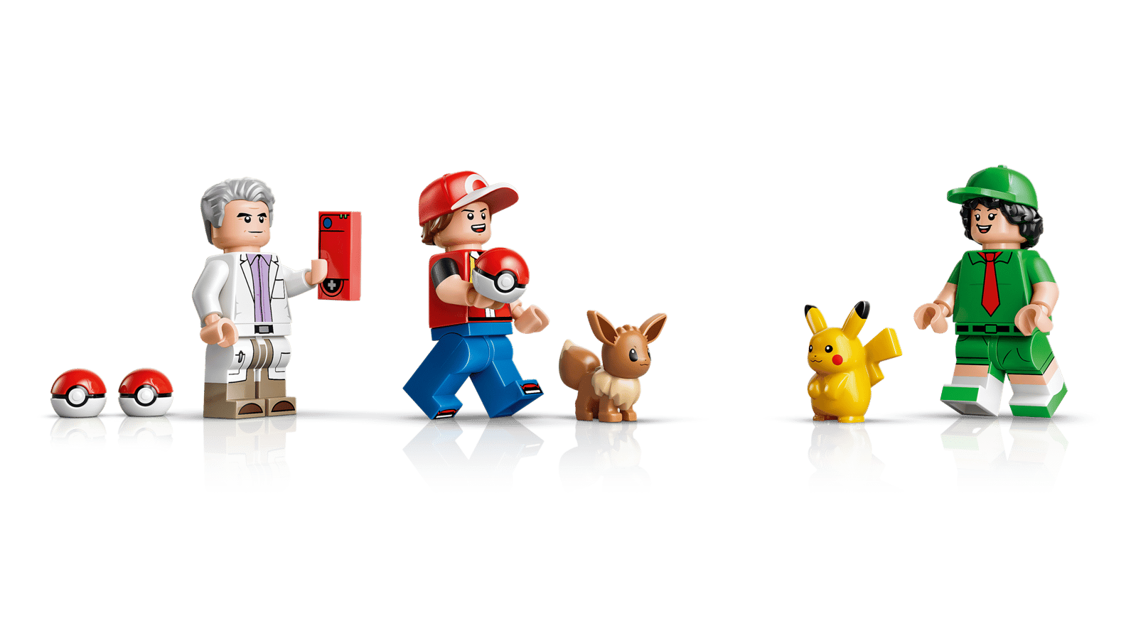 LEGO Pokémon 72154 con Pikachu Eevee e Professor Oak per collezionisti adulti
