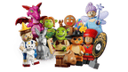 Collezione completa LEGO  Minifigures CMF Shrek 71053 con tutti i personaggi da collezione