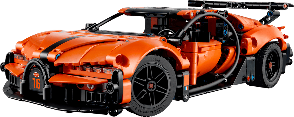 LEGO Technic Bugatti Chiron Pur Sport 42222 vista frontale