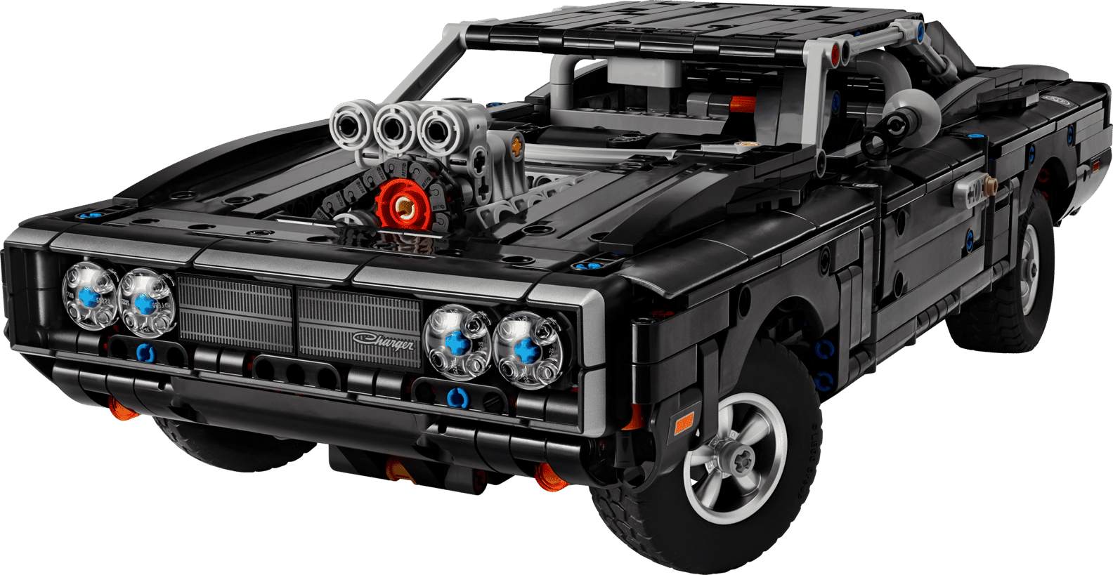 LEGO Technic Dodge Charger R/T Fast & Furious 42231 vista frontale
