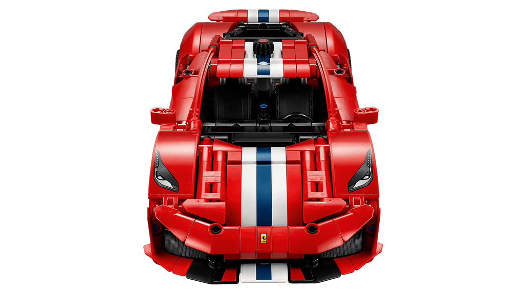 LEGO Technic Ferrari 488 Pista 42235 vista frontale