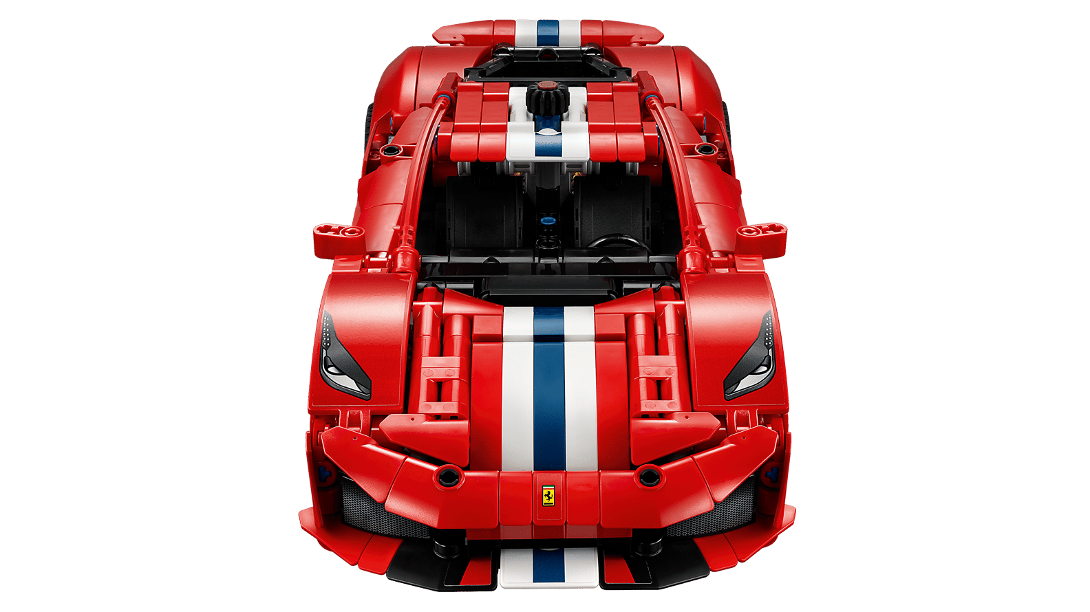 LEGO Technic Ferrari 488 Pista 42235 vista frontale