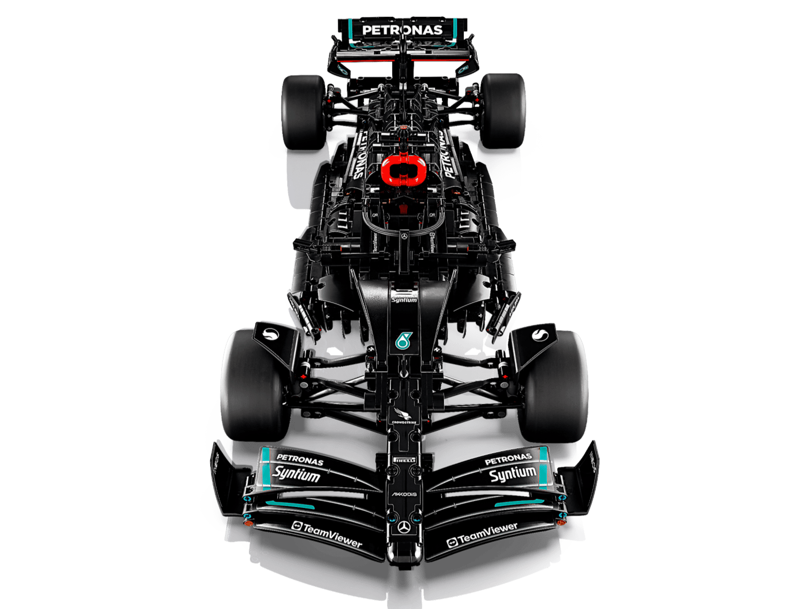 LEGO Technic Mercedes-AMG F1 W14 vista frontale monoposto