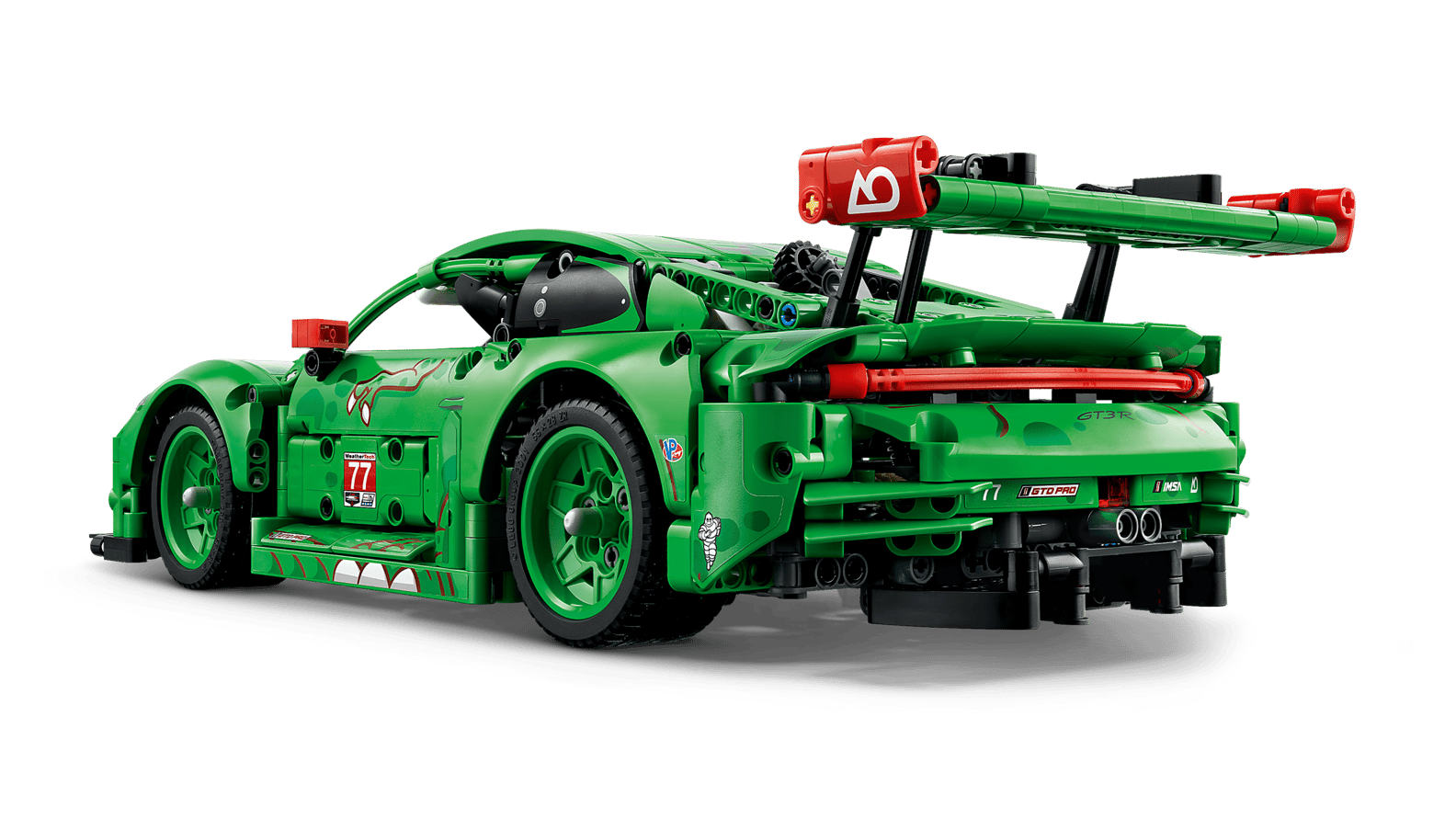 LEGO Technic auto endurance Porsche AO Racing costruita