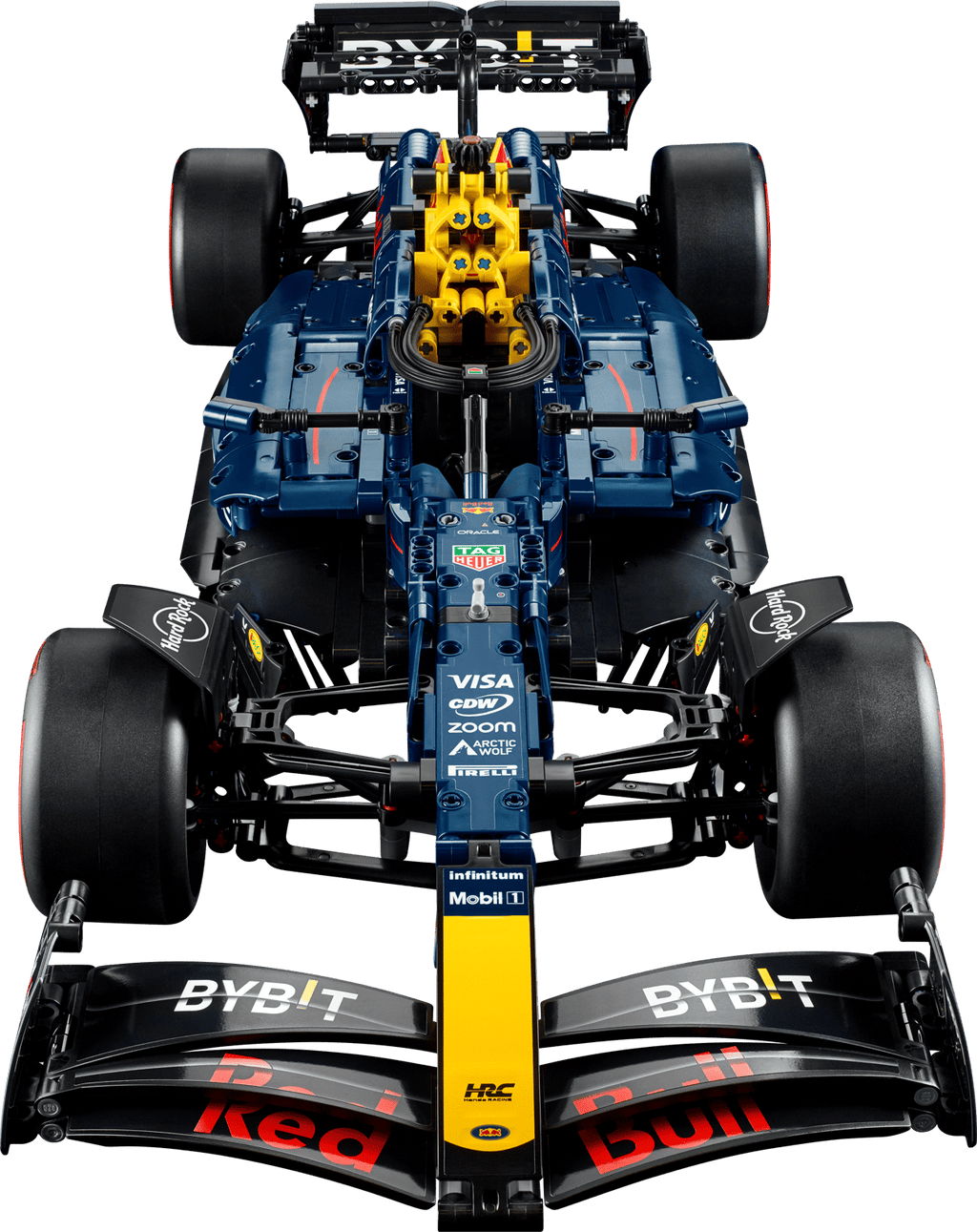 LEGO Technic Oracle Red Bull Racing RB20 vista frontale monoposto