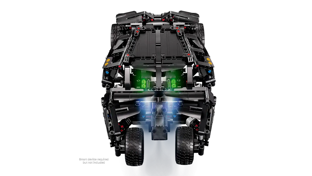 modello LEGO Batmobile Batman Tumbler dettagli militari