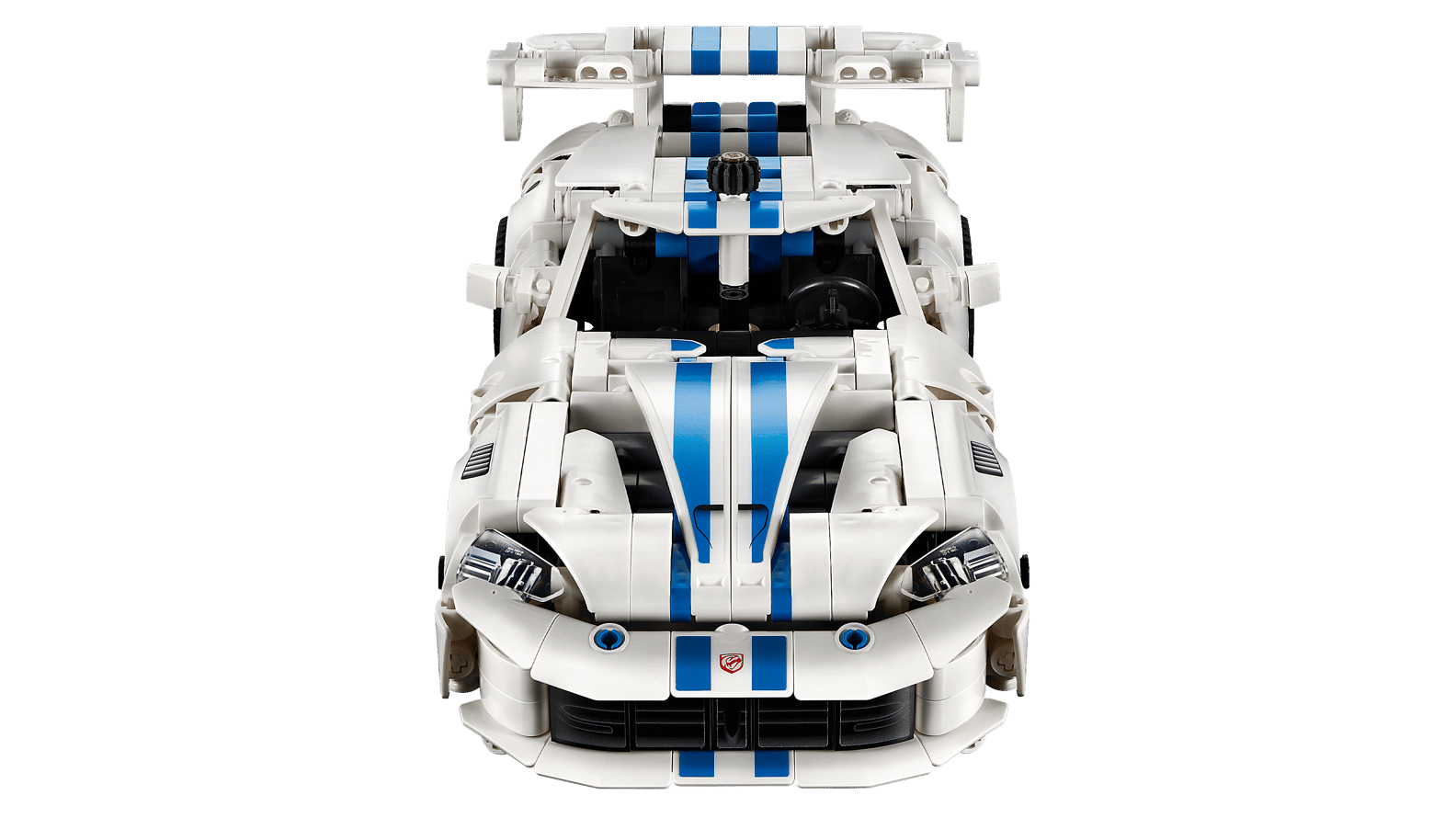 LEGO Technic Dodge Viper GTS-R 42234 vista frontale