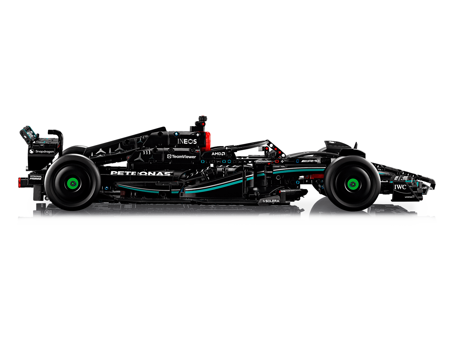 modello LEGO Mercedes F1 W14 dettagli aerodinamici