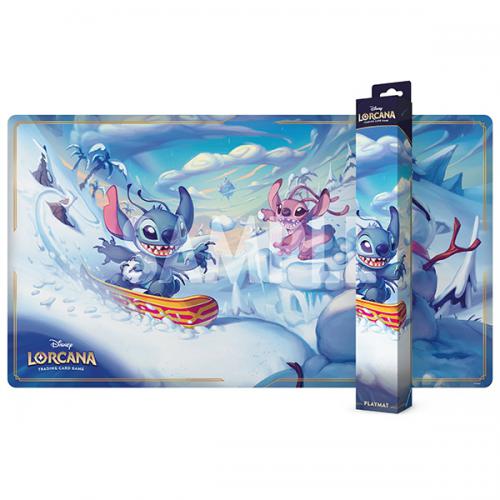Tappetino Playmat Disney Lorcana Città di Hyperia Set 14 Stitch e Angel