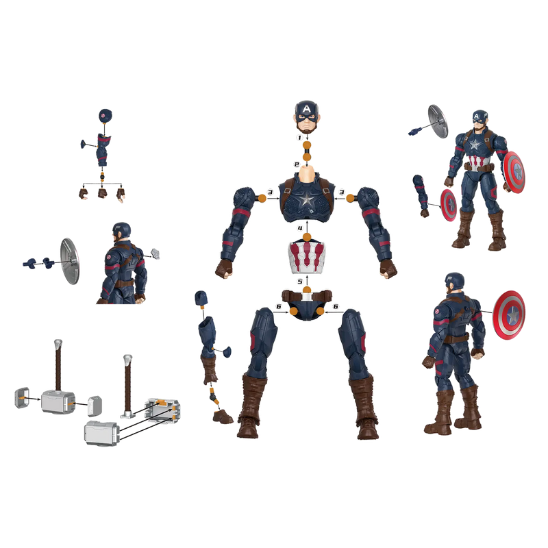 Model kit Marvel Captain America Endgame Champion Class 03