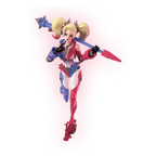 Modellino Harley Quinn Blokees Champion Class 04 da collezione con accessori, arma trasformabile e licenza ufficiale DC Comics