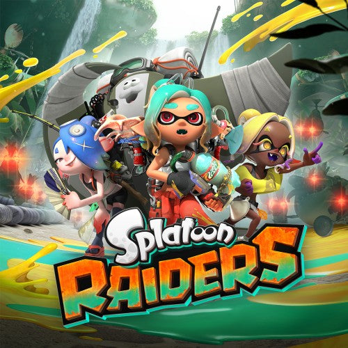 Copertina di Splatoon Raiders per Nintendo Switch 2 con grafica del gioco.
